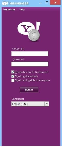 Yahoo Messenger Windows 10