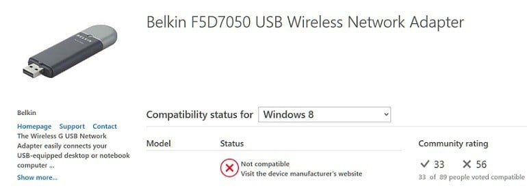 Belkin Wireless Wifi Usb G Adapter 70507
