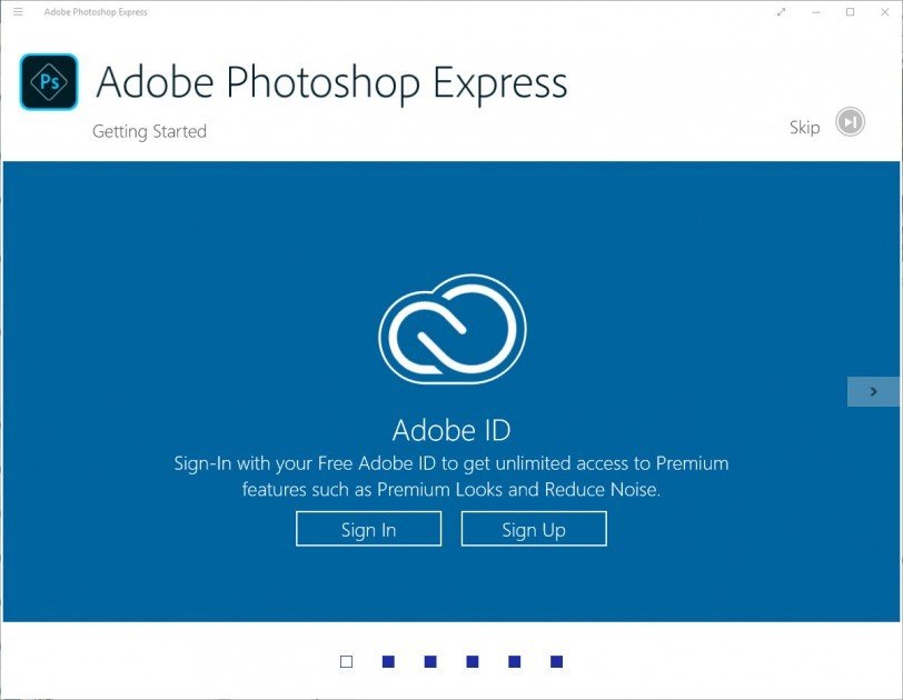 Adobe Photoshop Express App for Windows 10 Update Makes Premium