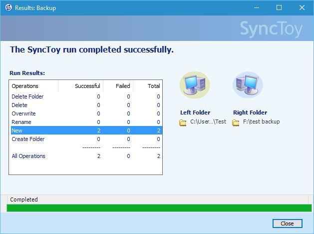 synctoy software