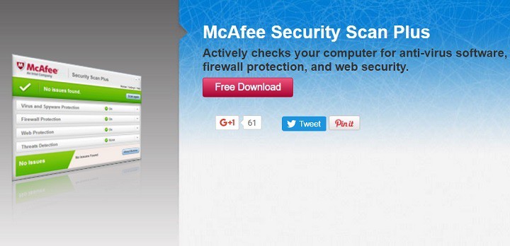 Download Mcafee Security Scan Plus + Crack
