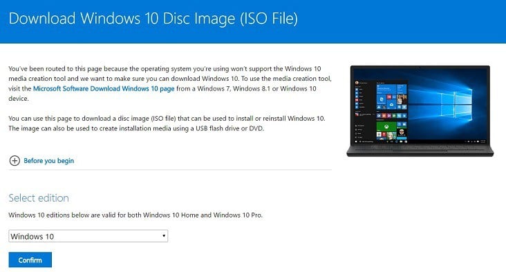 windows 10 pro anniversary update iso download