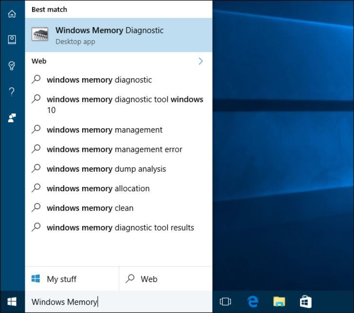 Memory Diagnostic Programs For Windows