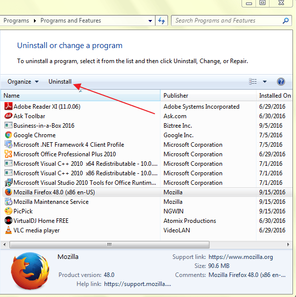 Can T Remove Programs From Add Remove Programs
