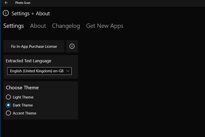 Photo Scan app windows 10