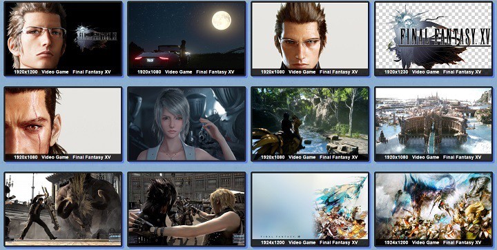 Final Fantasy Desktop Themes Vista