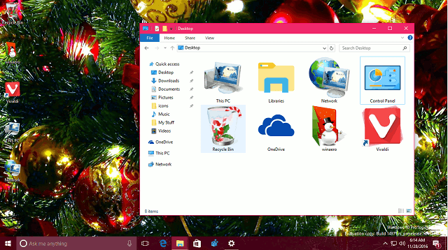 christmas theme windows 10