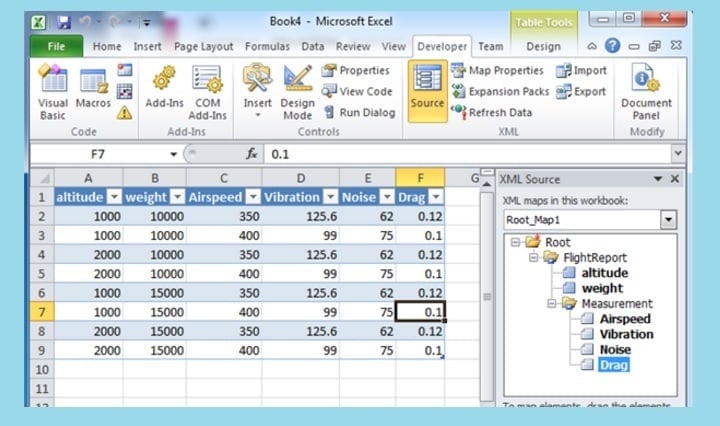 Microsoft Excel Windows 7
