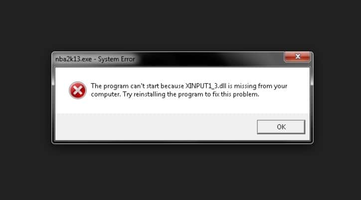 Xinput1 3 Dll Errors On Windows Pcs [fix]