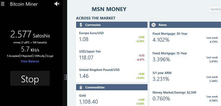 first bitcoin mining software