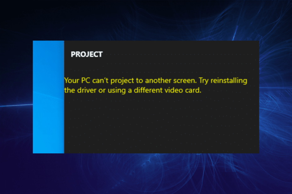 Your Pc Can T Project To Another Screen Ways To Fix It