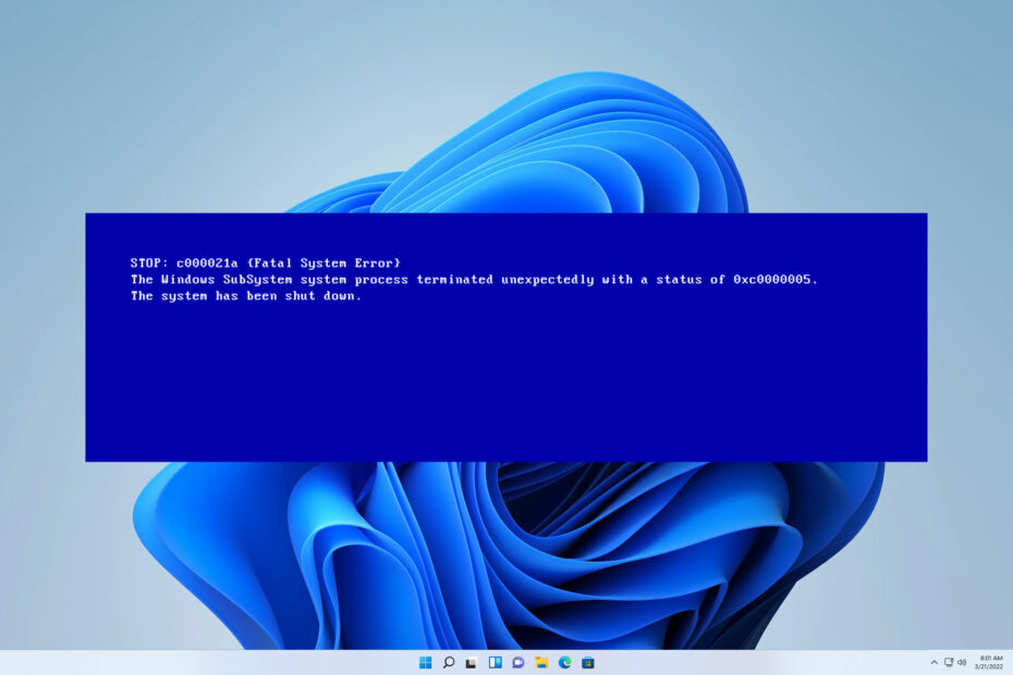 C000021a Blue Screen Error Best Ways To Fix It