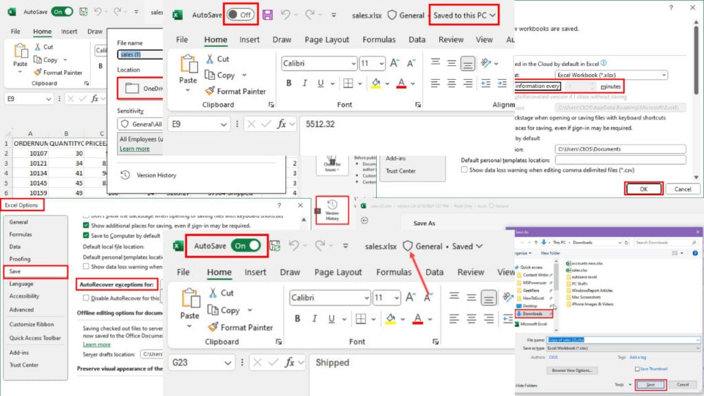 Turn Off Excel Autosave In Simple Ways