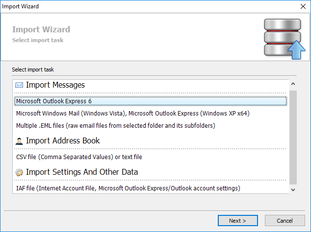 outlook express to windows 10