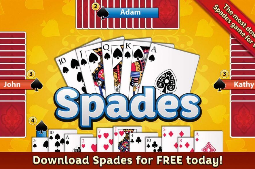 play spades windows 10 game