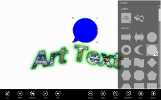 art text for windows