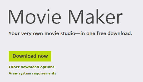 Movie Maker for Windows 8 Windows 10 Download Links