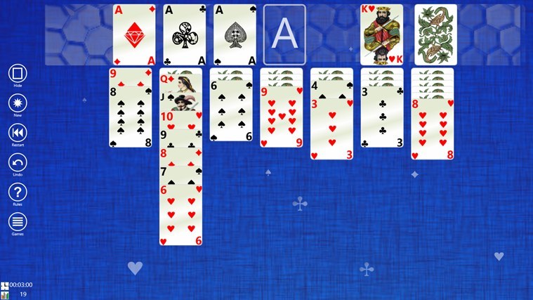solitaire pack free cell windows 8