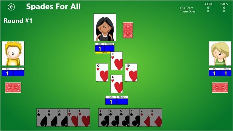 spades for all windows 8