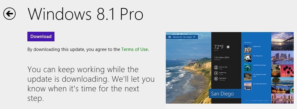 upate windows 8.1 preview to windows 8.1 final