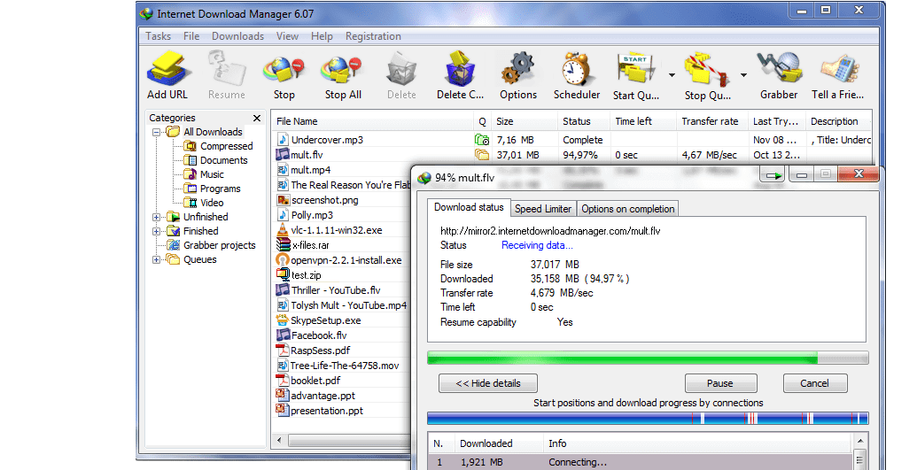 internet idm manager