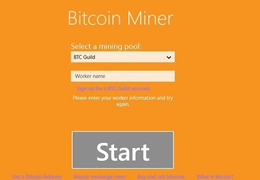 bitcoin miner app)