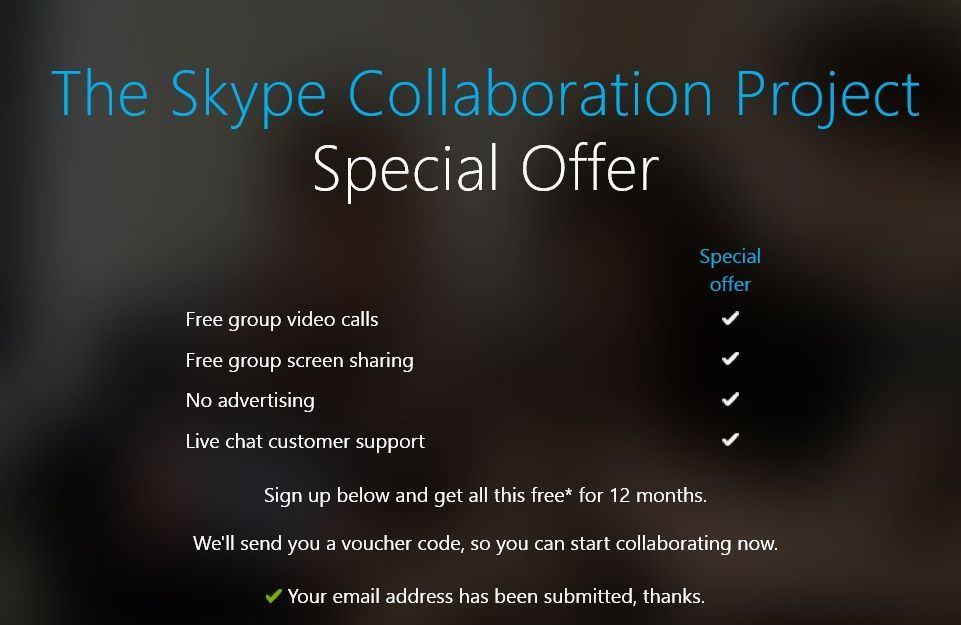 free skype group video