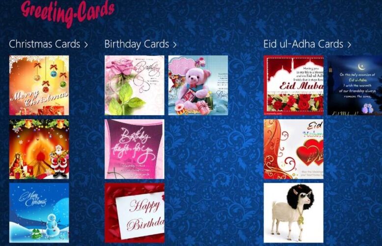 Greeting-Cards windows 10 app