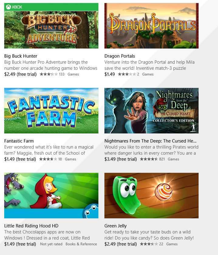 discounted windows 8 apps games