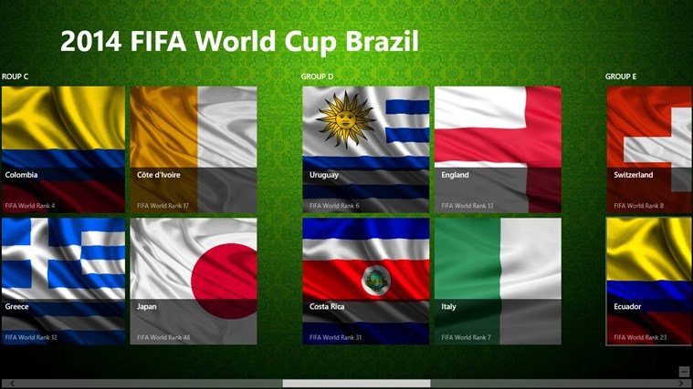 world cup 2014 windows 8 app