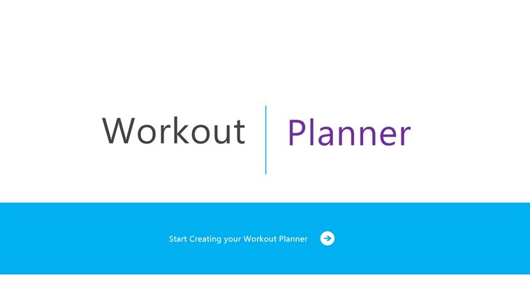 Your Workout Planner