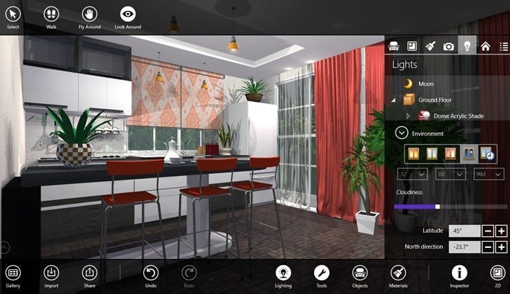 Design your House With 'Live Interior 3D' App for Windows 8, 10
