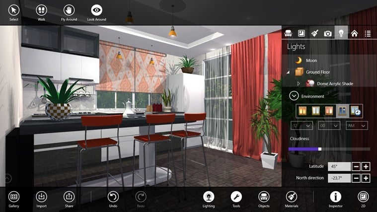 windows 8 interior design app