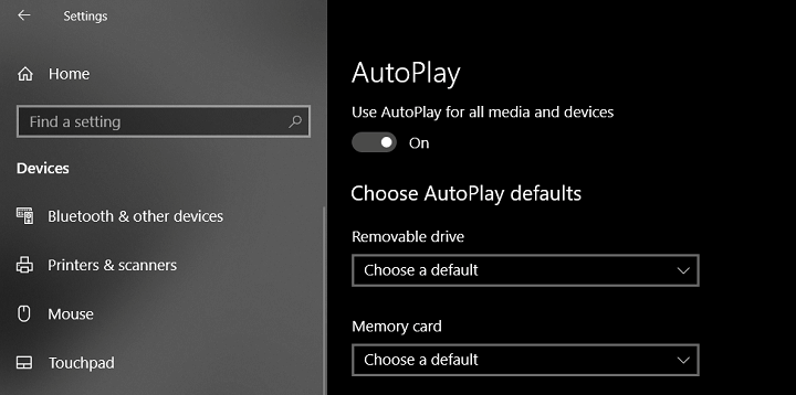autoplay settings