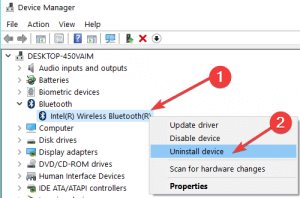loss of bluetooth driver after windows 10 update