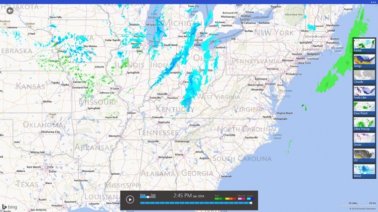 windows 8 app the weather channel