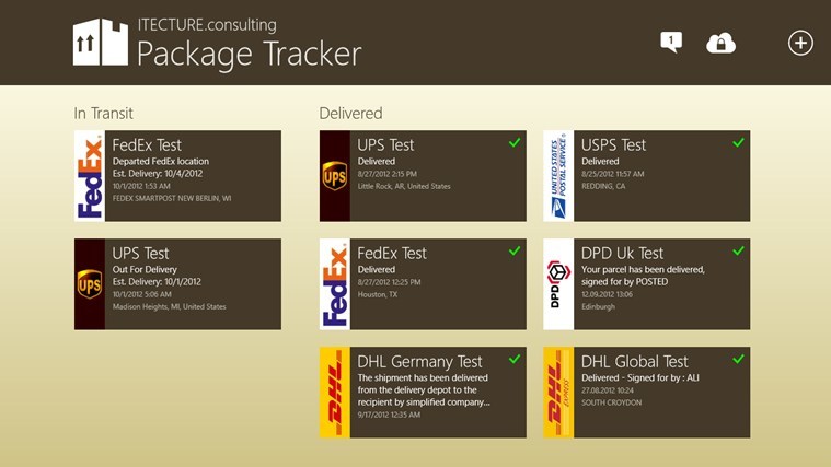 package tracker windows 8