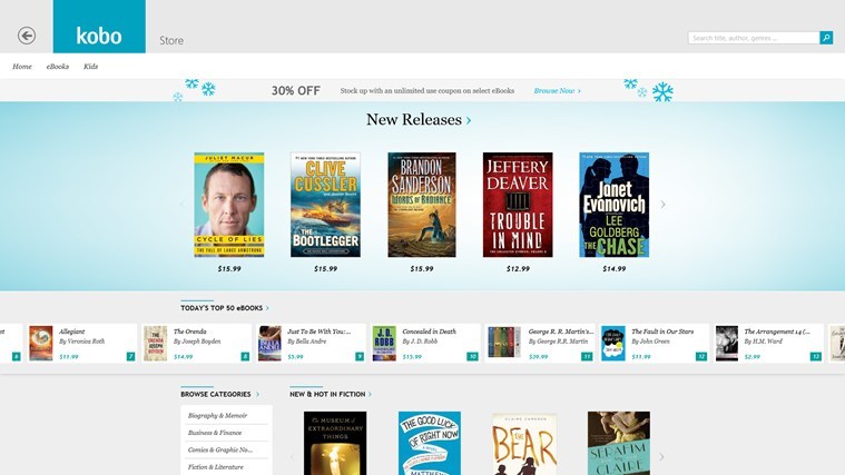 kobo books app for windows 8