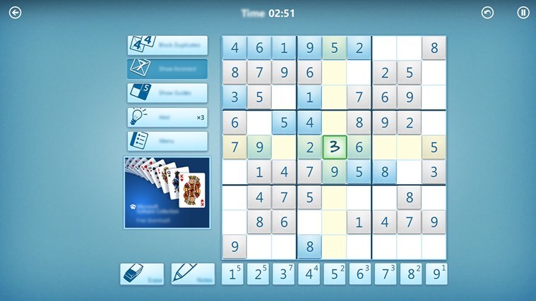 microsoft sudoku game for windows 8