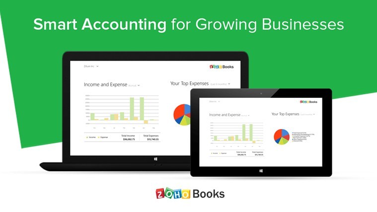 Zoho Books Accounting App For Windows 8 10 Released