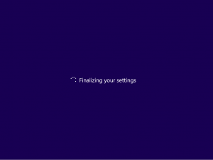 Windows is finalizing your settings очень долго