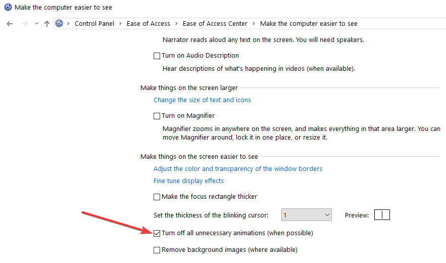 How do I turn off visual effects on Windows 10, ?