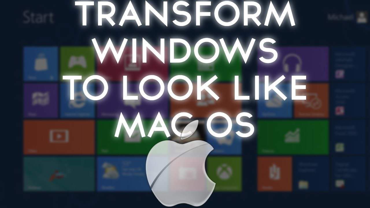 how to make your windows 10 look like mac