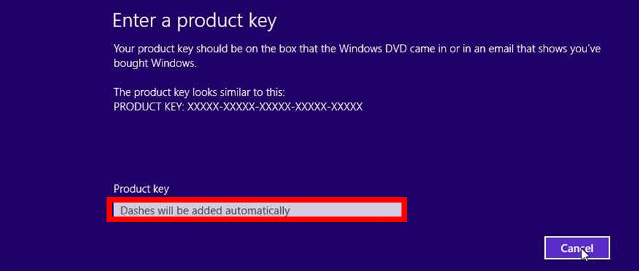 Windows 8.1 change product key