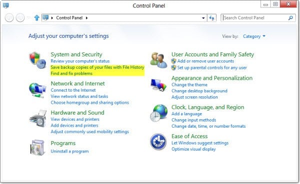 backup Windows 8.1 settings