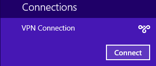 vpn connection no internet access windows 8