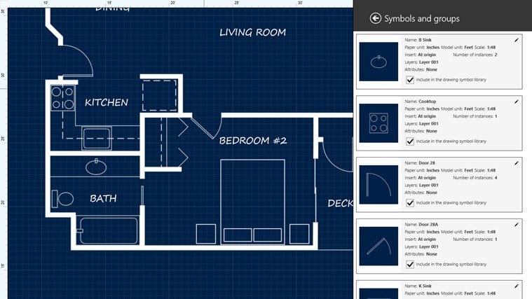 One of the best Windows app for 2D Cad and technical drawing