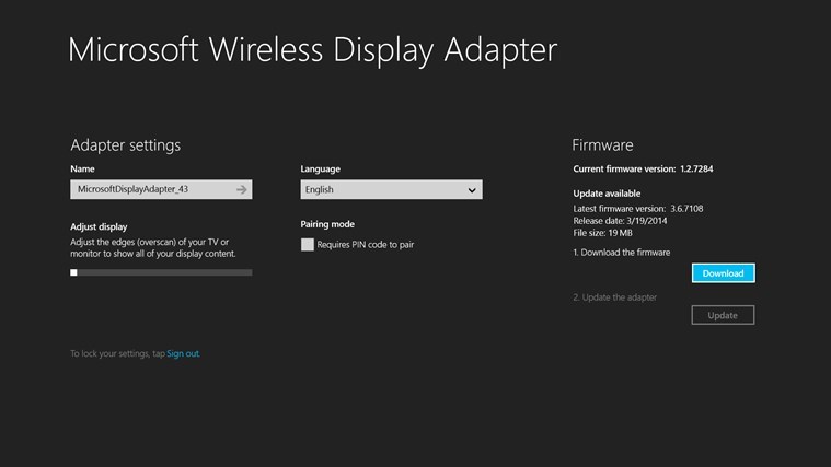 Microsoft Wireless Display Adapter App Available on the Windows Store Download Now
