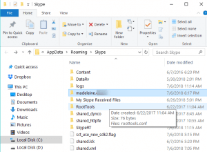 how to find old messages on web skype