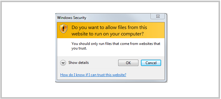 Disable Do you Want to Allow Files From this Website to be Copied to Your Computer